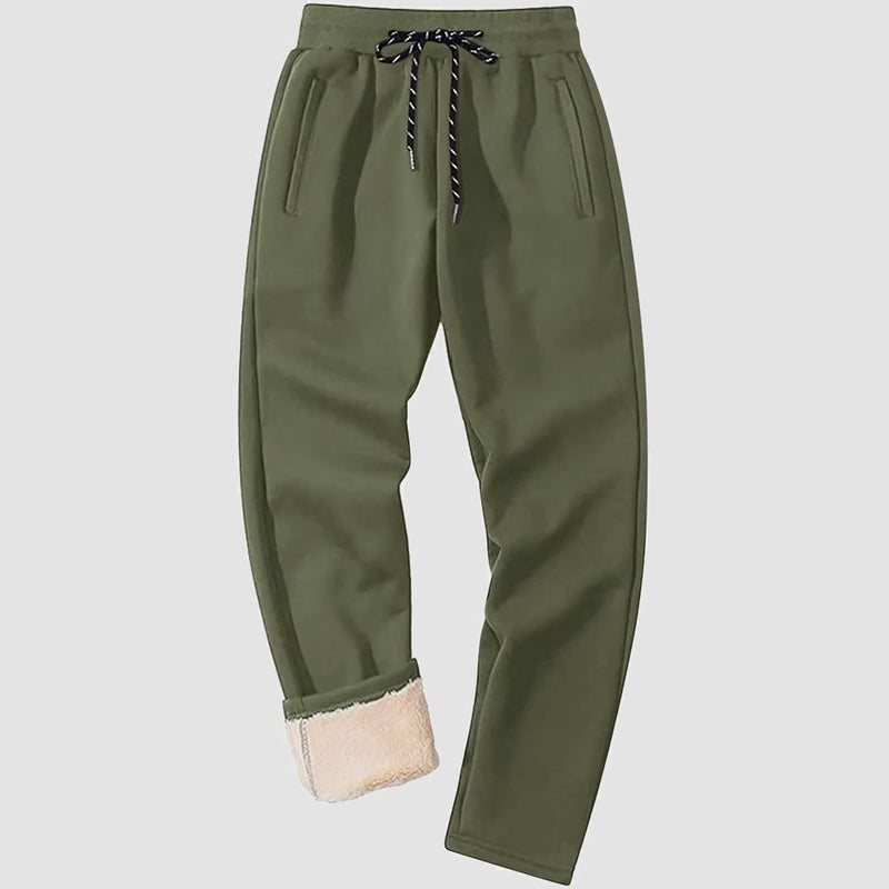 Men's Winter Fleece Pants Sweatpants Thicken Warm Athletic Pants 10