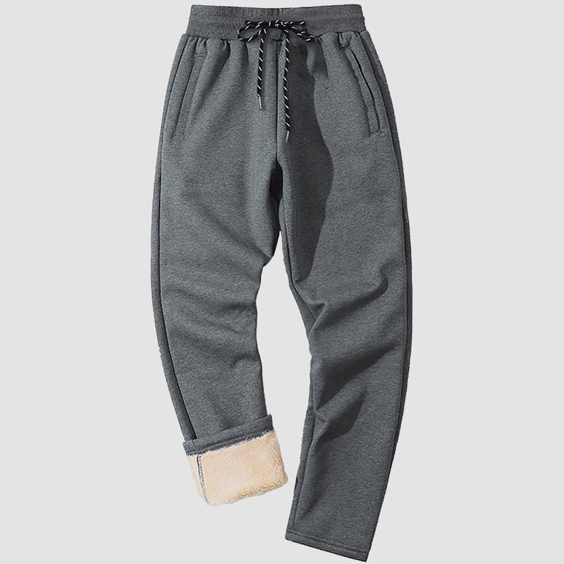 Men's Winter Fleece Pants Sweatpants Thicken Warm Athletic Pants 14