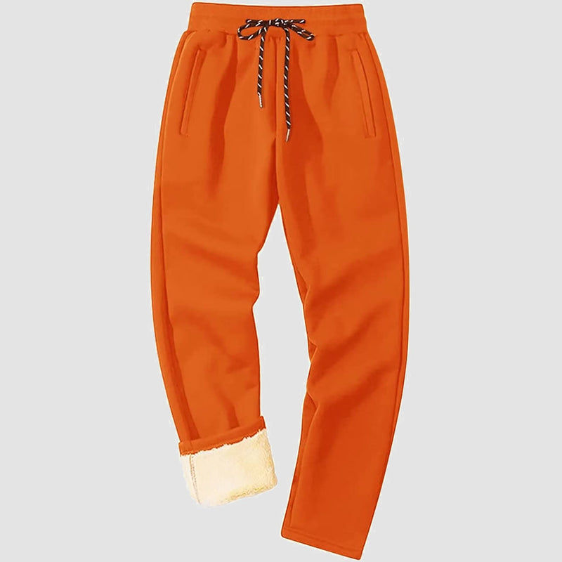 Men's Winter Fleece Pants Sweatpants Thicken Warm Athletic Pants 16