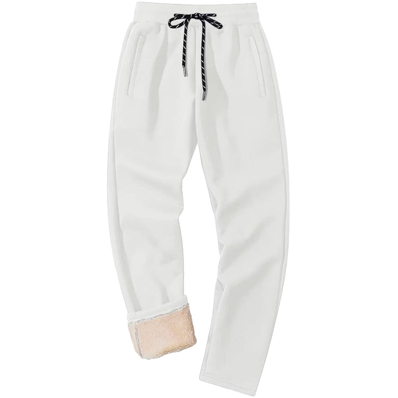 Men's Winter Fleece Pants Sweatpants Thicken Warm Athletic Pants 5