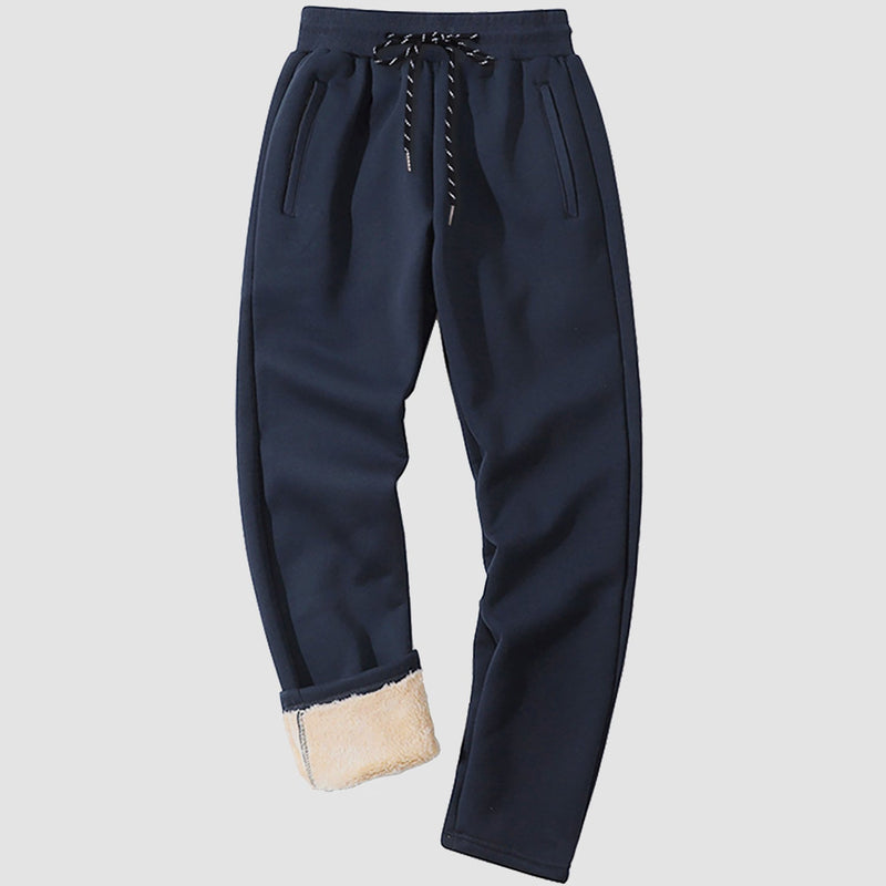 Men's Winter Fleece Pants Sweatpants Thicken Warm Athletic Pants 6