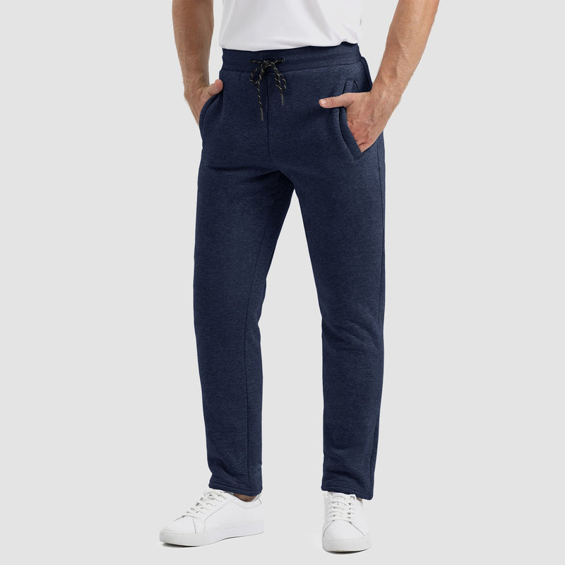 Men's Winter Fleece Pants Sweatpants Thicken Warm Athletic Pants 7