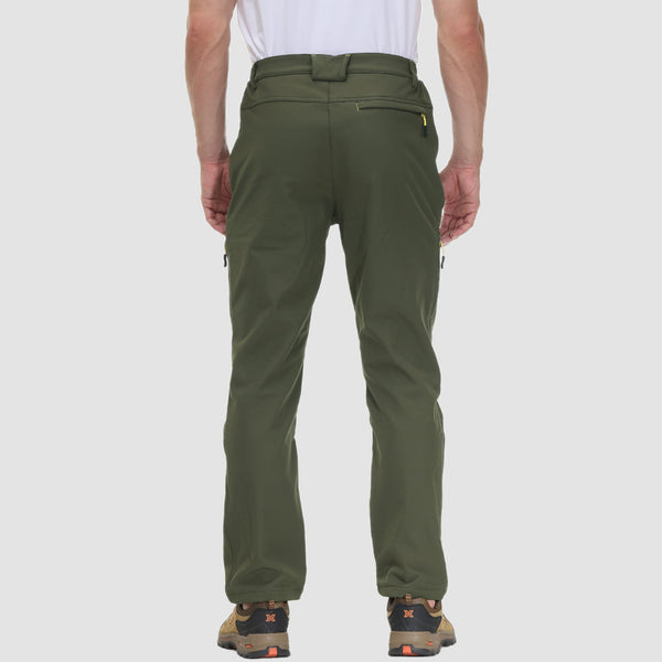 Men's Winter Hiking Pants - Fleece-Lined & Water-Resistant 1