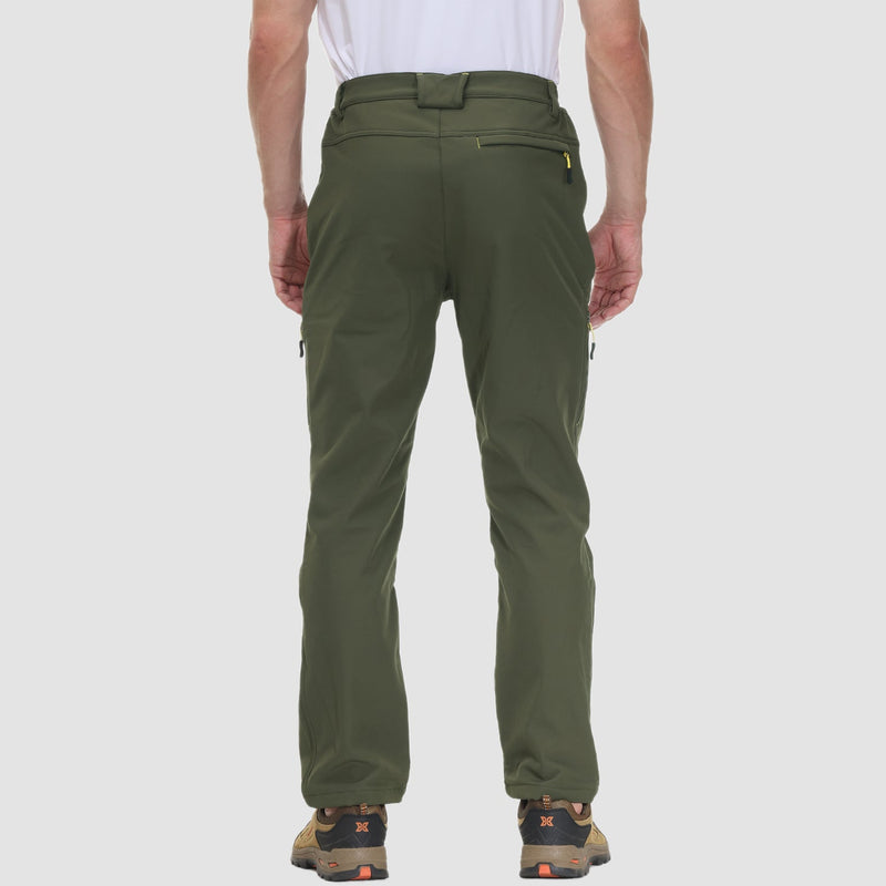 Men's Winter Hiking Pants - Fleece-Lined & Water-Resistant 1