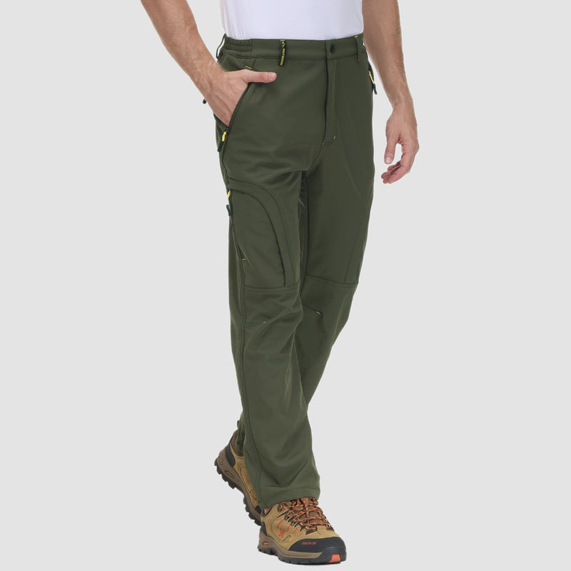 Men's Winter Hiking Pants - Fleece-Lined & Water-Resistant 4