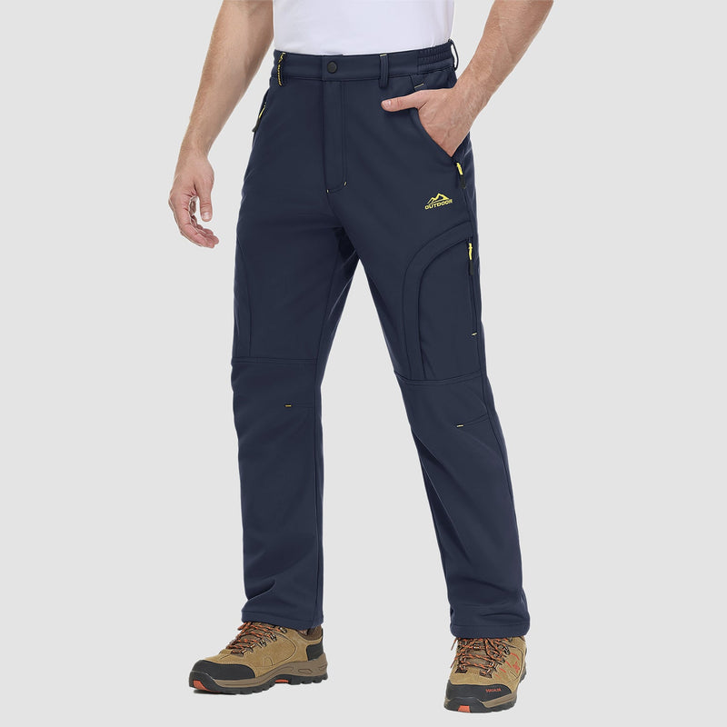 Men's Winter Hiking Pants - Fleece-Lined & Water-Resistant 5