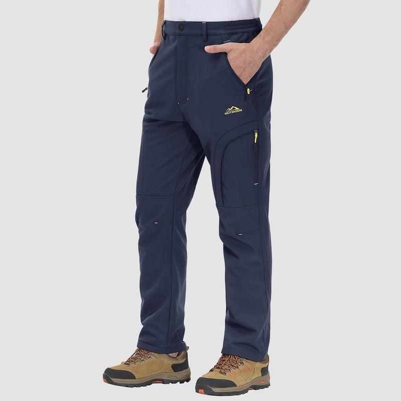 Men's Winter Hiking Pants - Fleece-Lined & Water-Resistant 6