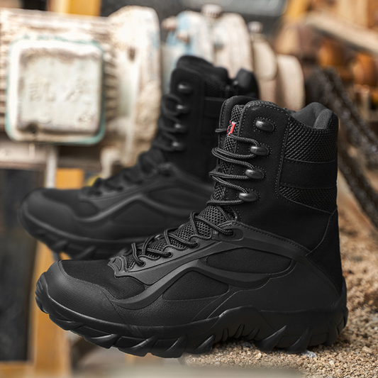 Men’s Work Boots – Tactical Design, Ankle Support & Durable Grip Outsole