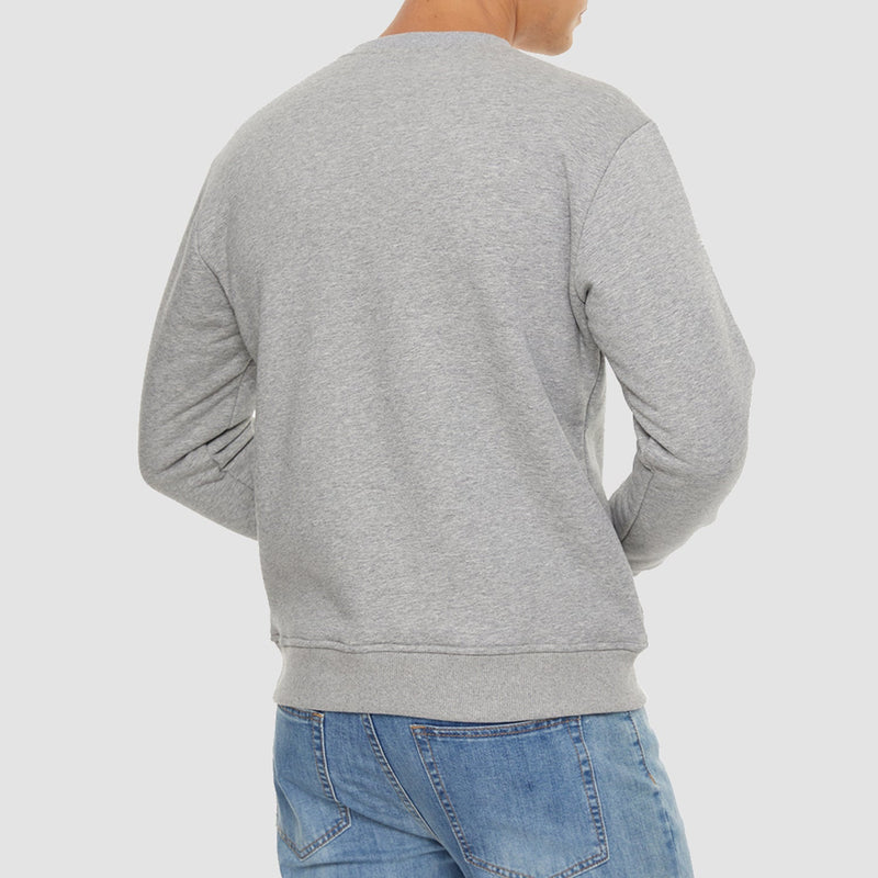 Men's  Basic Pullover Crewneck Sweater Fleece Lined Sweatshirt 3