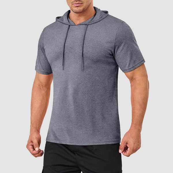 Mens Fashion Athletic Hoodies T-shirt Sport Sweatshirt Solid Color 0