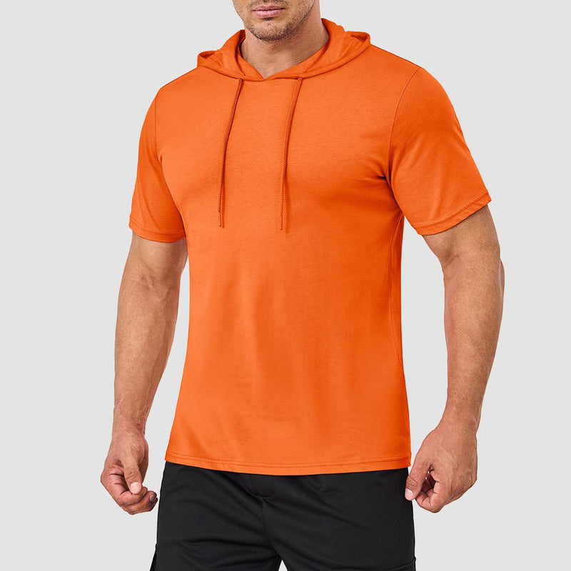 Mens Fashion Athletic Hoodies T-shirt Sport Sweatshirt Solid Color 10