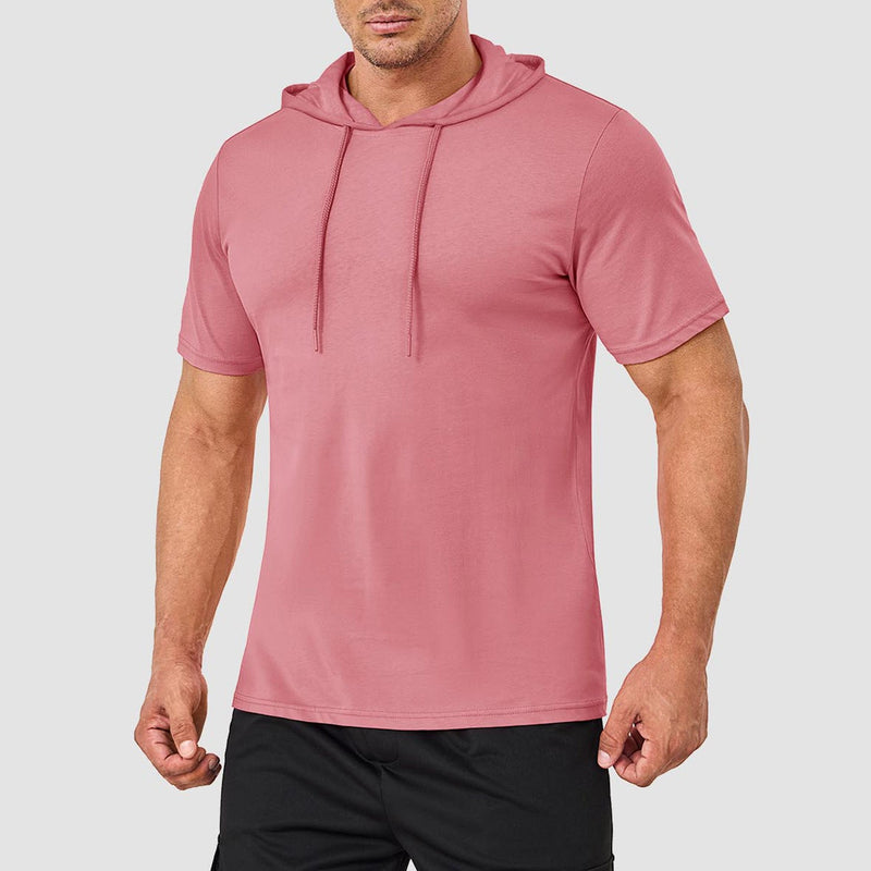 Mens Fashion Athletic Hoodies T-shirt Sport Sweatshirt Solid Color 11