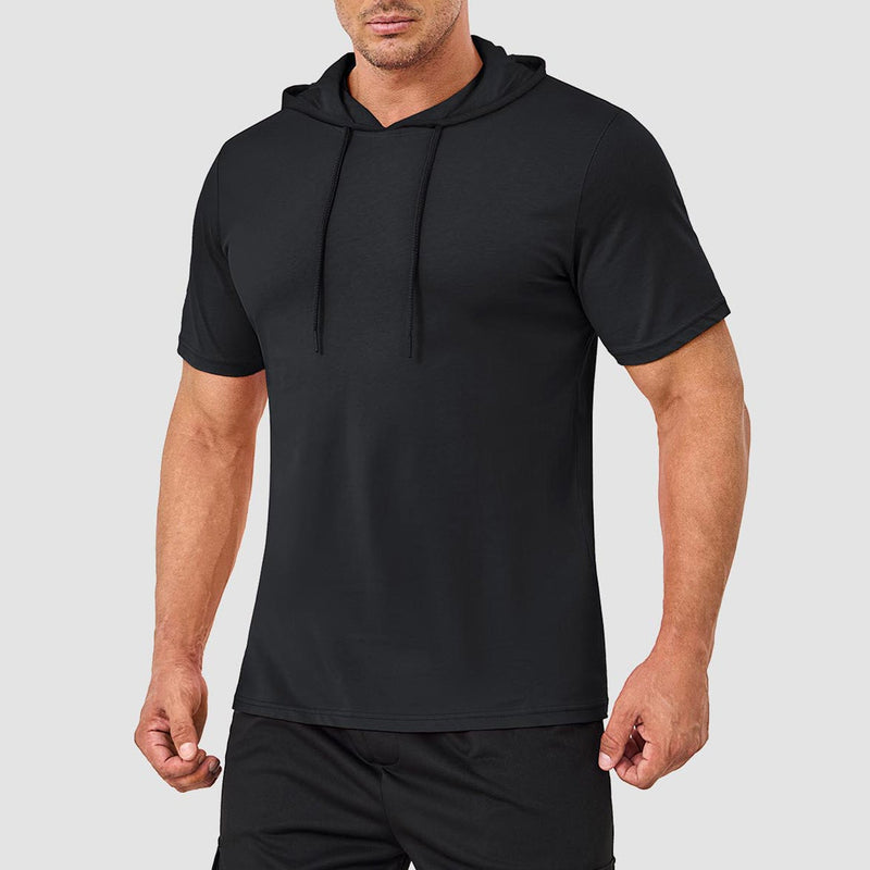 Mens Fashion Athletic Hoodies T-shirt Sport Sweatshirt Solid Color 13