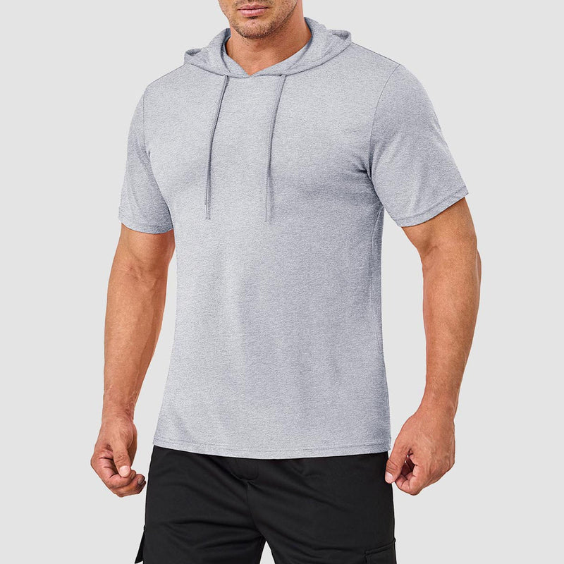Mens Fashion Athletic Hoodies T-shirt Sport Sweatshirt Solid Color 14