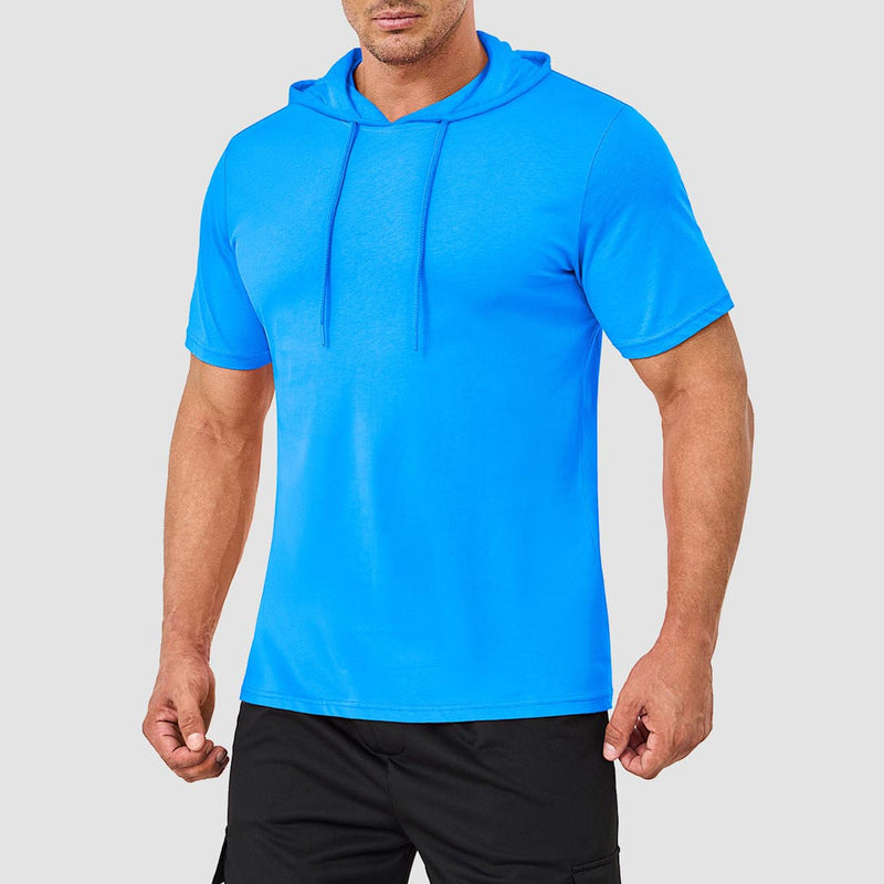 Mens Fashion Athletic Hoodies T-shirt Sport Sweatshirt Solid Color 15