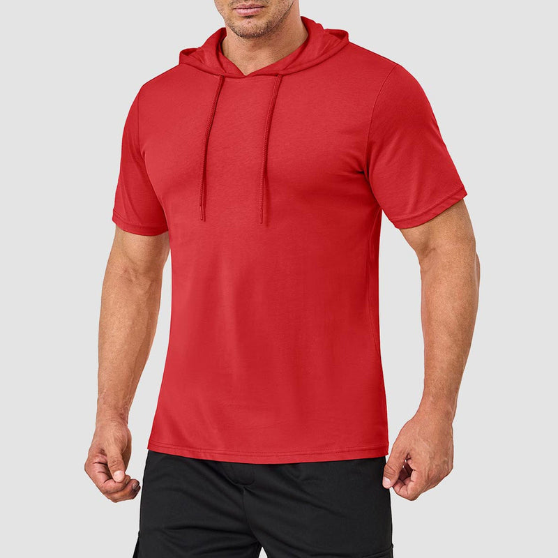 Mens Fashion Athletic Hoodies T-shirt Sport Sweatshirt Solid Color 17