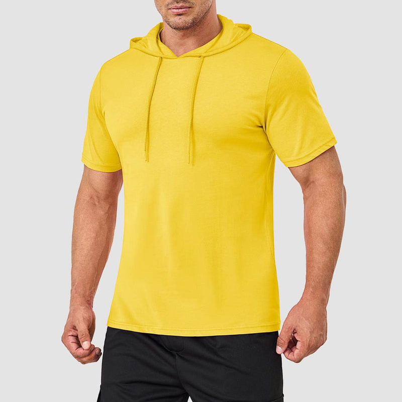 Mens Fashion Athletic Hoodies T-shirt Sport Sweatshirt Solid Color 18