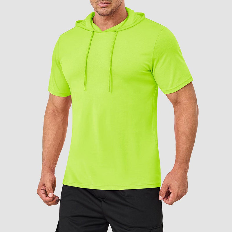 Mens Fashion Athletic Hoodies T-shirt Sport Sweatshirt Solid Color 19