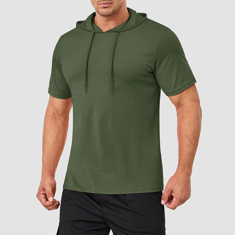 Mens Fashion Athletic Hoodies T-shirt Sport Sweatshirt Solid Color 20