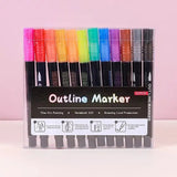 Metallic Marker Set - Create Stunning Effects on Any Surface | Versatile Art Supplies for Crafting & DIY Projects