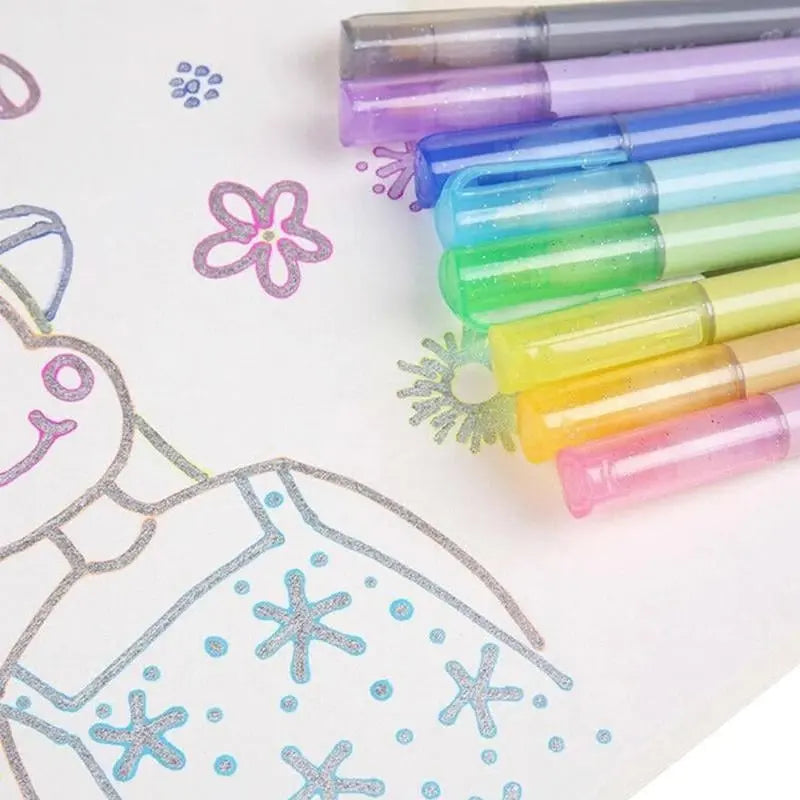 Metallic Marker Pens – 12-Pack, Non-Toxic Xylene-Free Ink & Multi-Surface