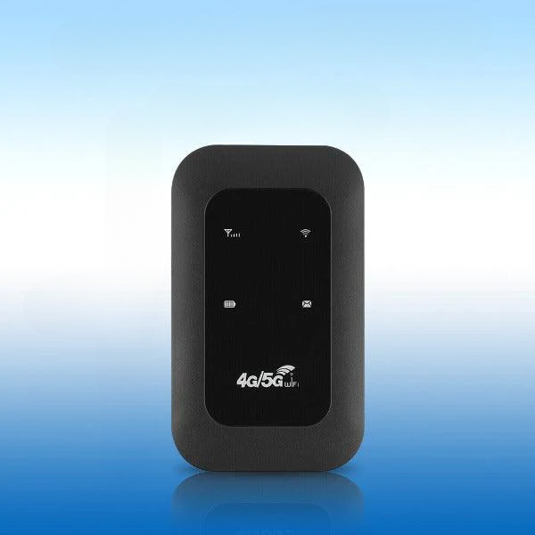 Mobile 4G/5G Wi-Fi Hotspot – Portable Router, 10-Device Support & SIM Slot