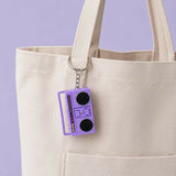 Mini Voice Recorder Keychain – Retro Radio Design, Record & Playback