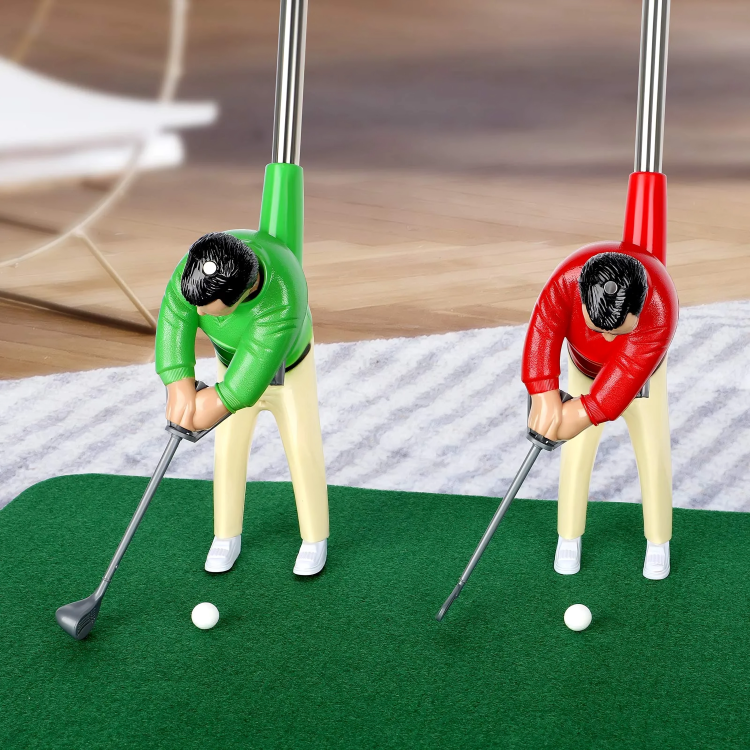 Indoor Mini Golf Set – Golfer Figure, Foldable Putting Mat & Complete Accessories
