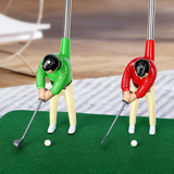 Indoor Mini Golf Set – Golfer Figure, Foldable Putting Mat & Complete Accessories