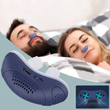 Electric Anti-Snoring Nasal Device – Silicone, USB Rechargeable & 8-10h Battery