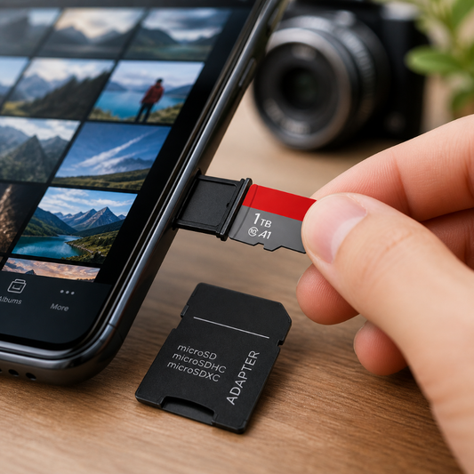 Micro SD Card Adapter – High Speed, 1TB Capacity & Advanced Data Protection