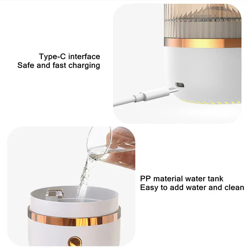 Salt Crystal Aroma Diffuser – 160ml Tank, 6 LED Colors & Ultrasonic Whisper-Quiet