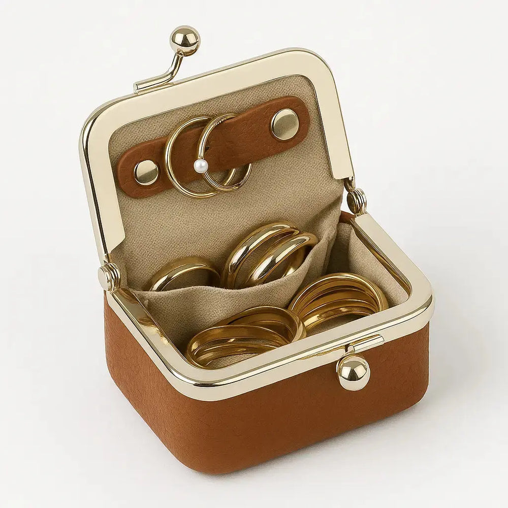 Optimized Product Title: **Retro Mini Schmuckkästchen – Niedliches, elegantes Design für kleine Schätze | Perfekt zur Aufbewahrung von Schmuck und Accessoires**