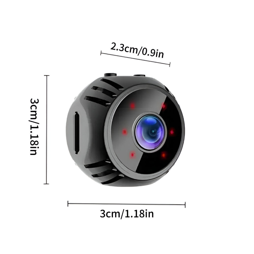 Mini Security Camera – WiFi Connectivity, Night Vision & Motion Detection