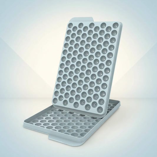 Ice Cube Tray – Mini Silicone Mold, Stackable Design & Round Ice Balls for Bottles