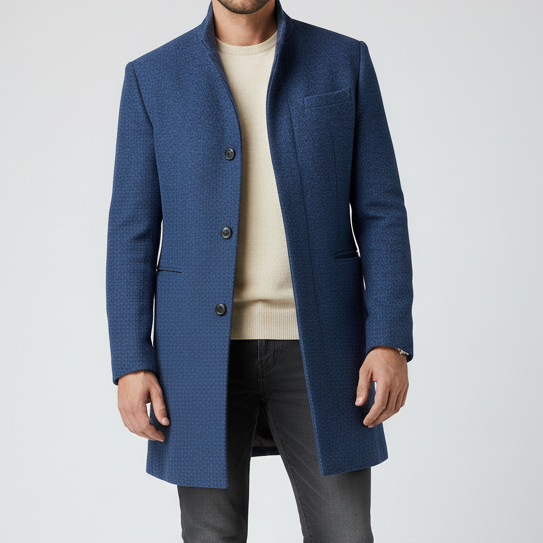 Hugo - Minimalist Single-Breasted Coat - 13