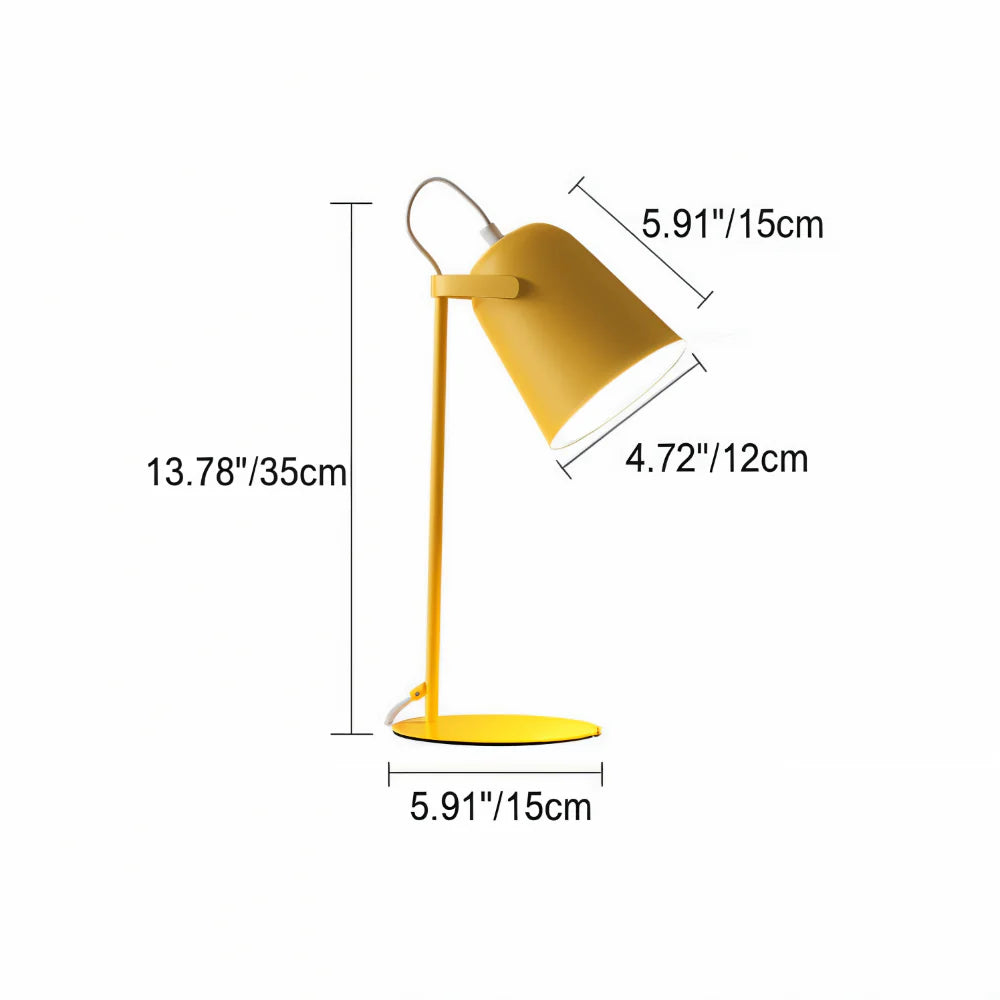 Table Lamp Rotating Metal Adjustable Desk Light