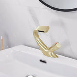 Waterfall Basin Faucet – Solid Brass, Single-Lever Control & Ceramic Cartridge