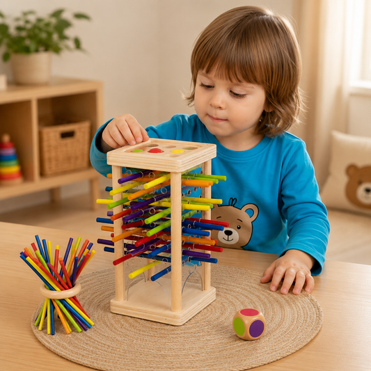 Montessori Board Game – Wooden, Family & Concentration Play
