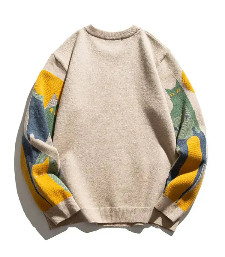 Enhanced Product Title: **Toni™ Katzen Crew Pullover für Damen – Stylischer und Bequemer Pullover mit Katzenmotiv**

This title includes keywords that potential customers might search for, such as "Damen" (women), "stylisch" (stylish), and "bequem" (comfo