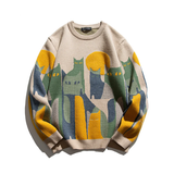 Enhanced Product Title: **Toni™ Katzen Crew Pullover für Damen – Stylischer und Bequemer Pullover mit Katzenmotiv**

This title includes keywords that potential customers might search for, such as "Damen" (women), "stylisch" (stylish), and "bequem" (comfo