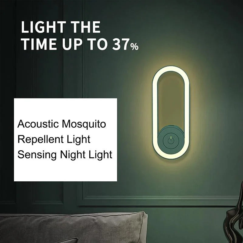 Ultrasonic Mosquito Repeller – 360° Coverage, Silent & Up to 1,600m² Range