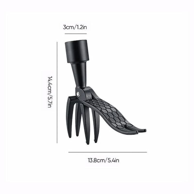 Stand-Up Weed Puller Remover – Lever-Action, Extendable Handle & Steel Blades