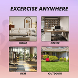 Full-Body Resistance Trainer – Latex Bands, Non-Slip Foot Pedals, Portable Home Gym