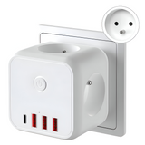 Optimized Product Title: **7-in-1 Würfel-Steckdosenleiste mit USB & Type-C – Multifunktionale Ladestation für Zuhause und Büro**  

This title includes relevant keywords while maintaining clarity and appeal for potential customers.