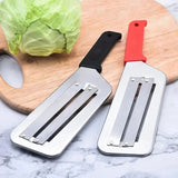 Multifunctional Vegetable Cutter – Stainless Steel Blade, Non-Slip Handle & Slicer Chopper