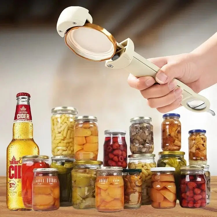 Optimized Product Title: **Multifunktionaler Magnet-Dosenöffner – Sicheres, müheloses Öffnen für Konservendosen, Flaschen und mehr** 

This title includes relevant keywords while highlighting the product's multifunctionality and safety features, making it