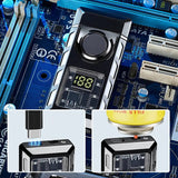 Dual-Flame Electric Lighter – USB-C Rechargeable, LED Display & Zinc Alloy