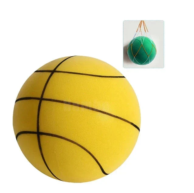 SilentBounce silent basketball in yellow