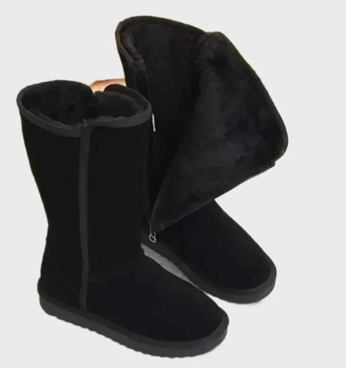 Sofia Suede Shearling-Lined Women's Boots